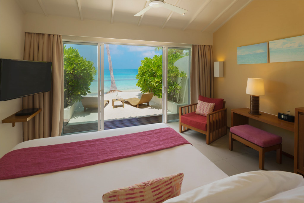 Không gian phòng nghỉ. Ảnh: Fb Centara Ras Fushi Resort & Spa Maldives.
