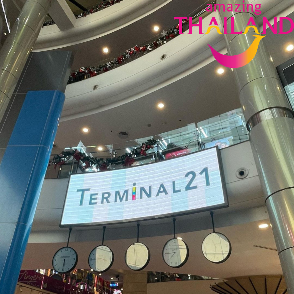 Khu mua sắm Terminal 21. Ảnh: @enrouteverslaquarantaine