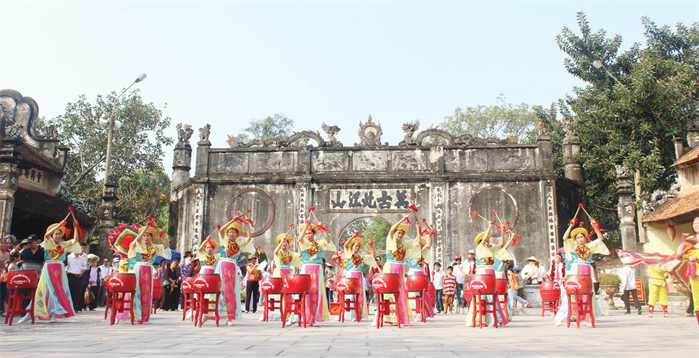 Các nghi lễ ở lễ hội Côn Sơn - Kiếp Bạc. Ảnh: Tuổi trẻ thủ đô.
