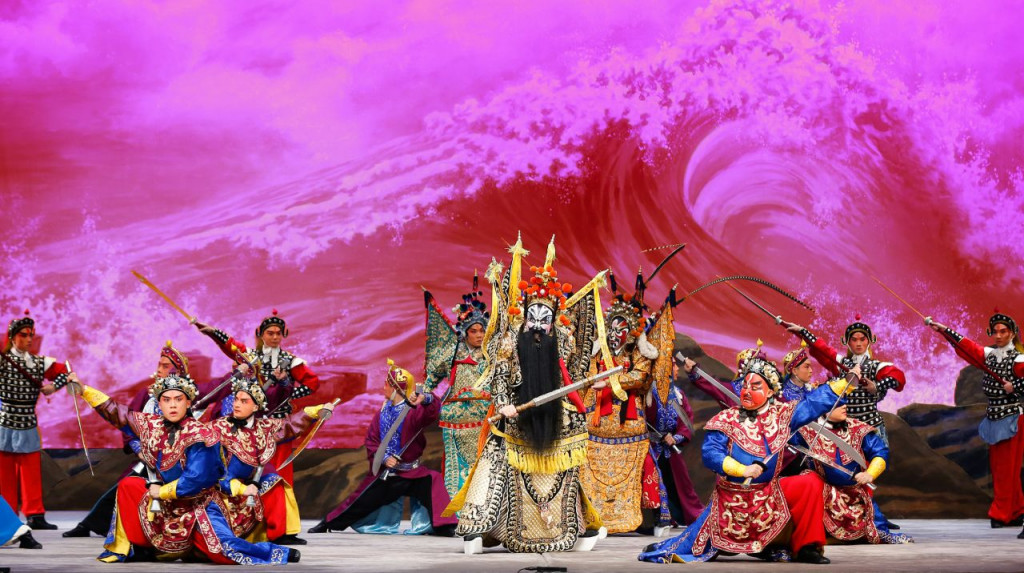 Kinh kịch - một loại hình biểu diễn nghệ thuật nổi tiếng của Trung Quốc.