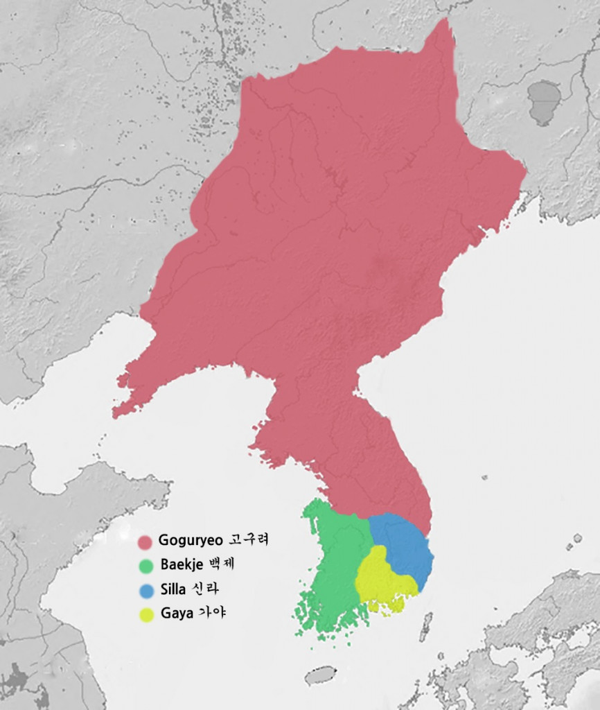 Bản đồ vương quốc Cao Câu Ly. Ảnh: Wikipedia