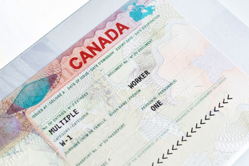 Mẫu visa Canada