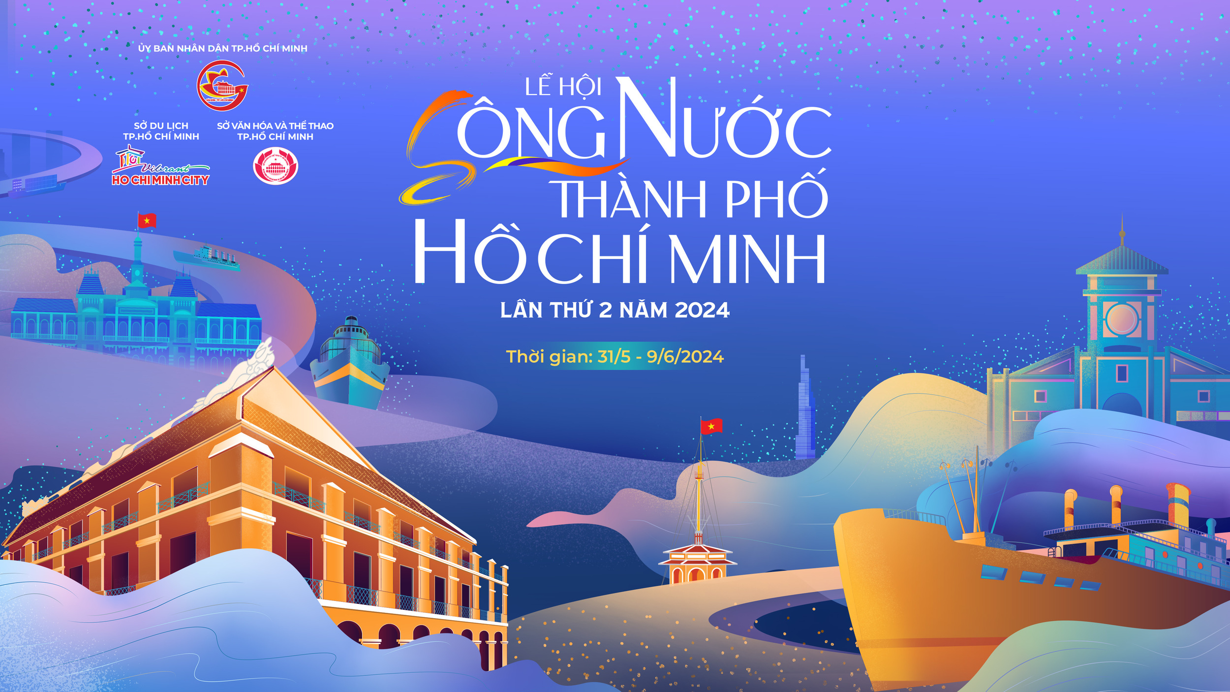 lễ hội sông nước Sài Gòn 2024