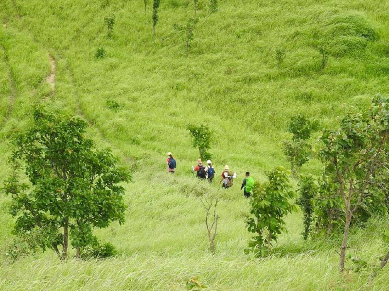 Trekking thảo nguyên Pal Sol xanh mướt bao la ở Tây Nguyên 39