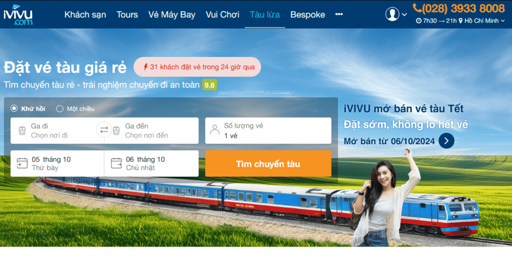 iVIVU chính thức mở bán vé tàu lửa Tết 2025 từ 6/10/2024 31