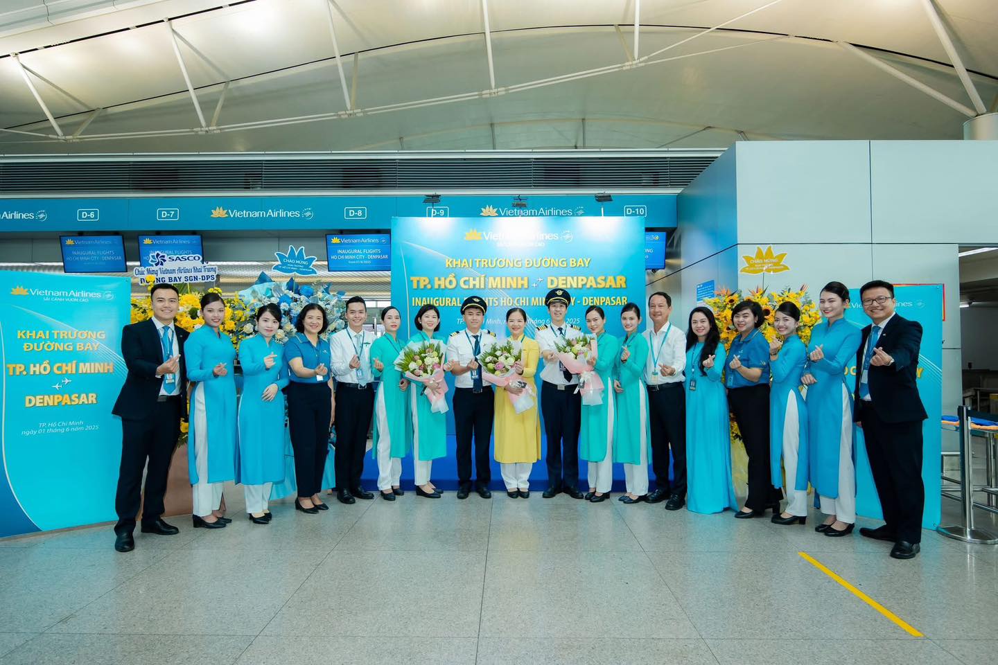 Chuyến bay thẳng đầu tiên của Vietnam Airlines từ TP.HCM đến Bali đã cất cánh ngày 1/6 vừa qua