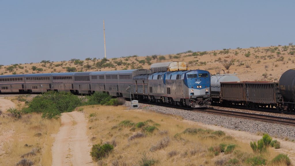 Vùng cao nguyên rộng lớn mà tàu Sunset Limited đi qua