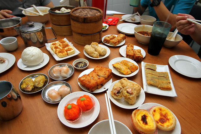 Đa dạng dim sum tại nhà hàng