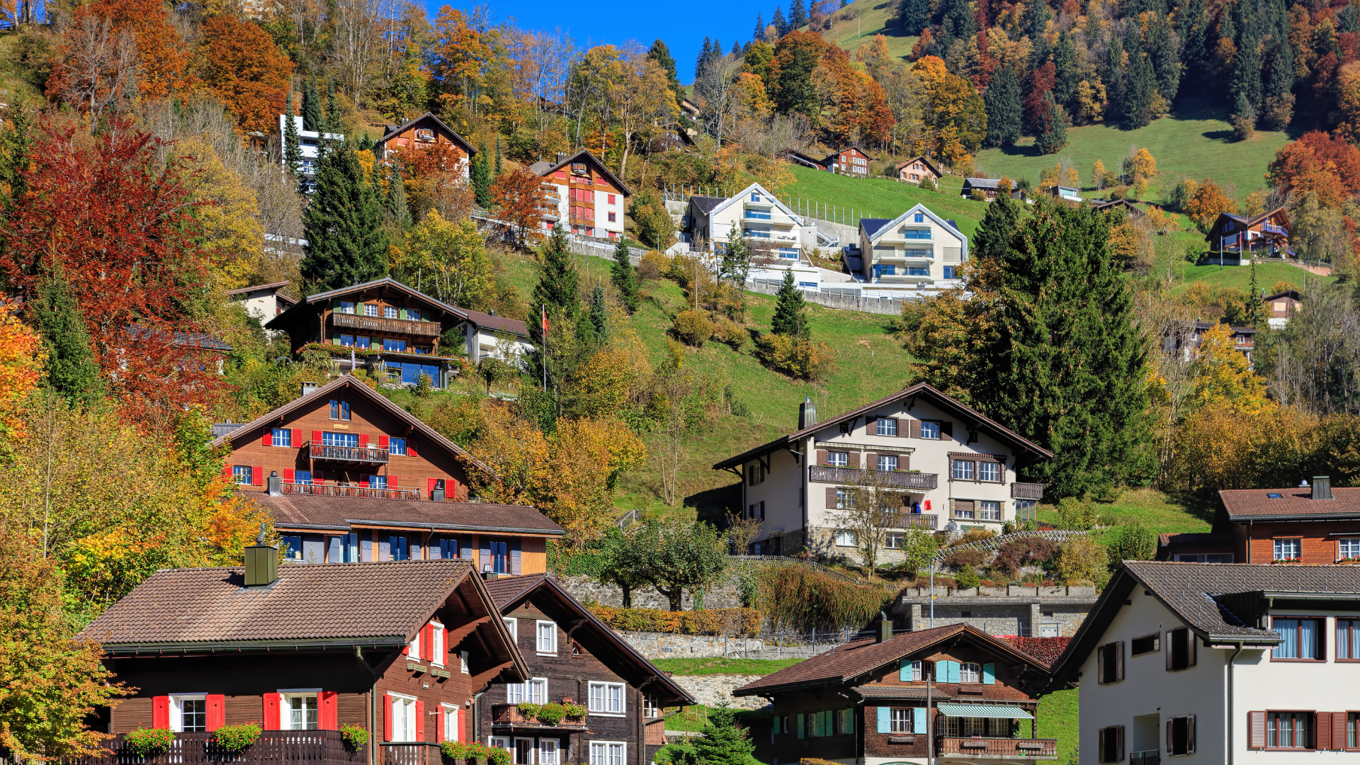 Engelberg yên bình khi sang thu
