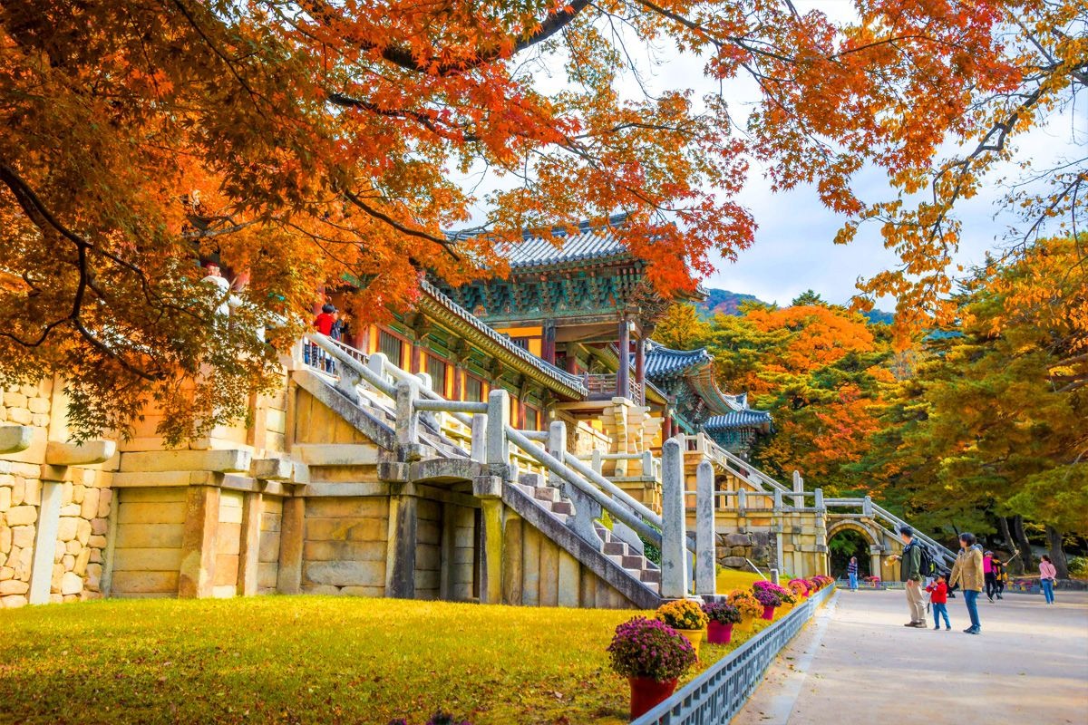 Một góc chùa Bulguksa