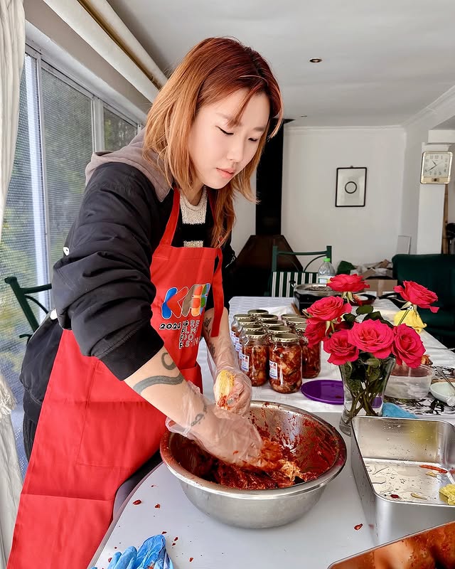 Trải nghiệm làm kim chi