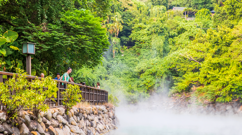Suối khoáng nóng ở Beitou