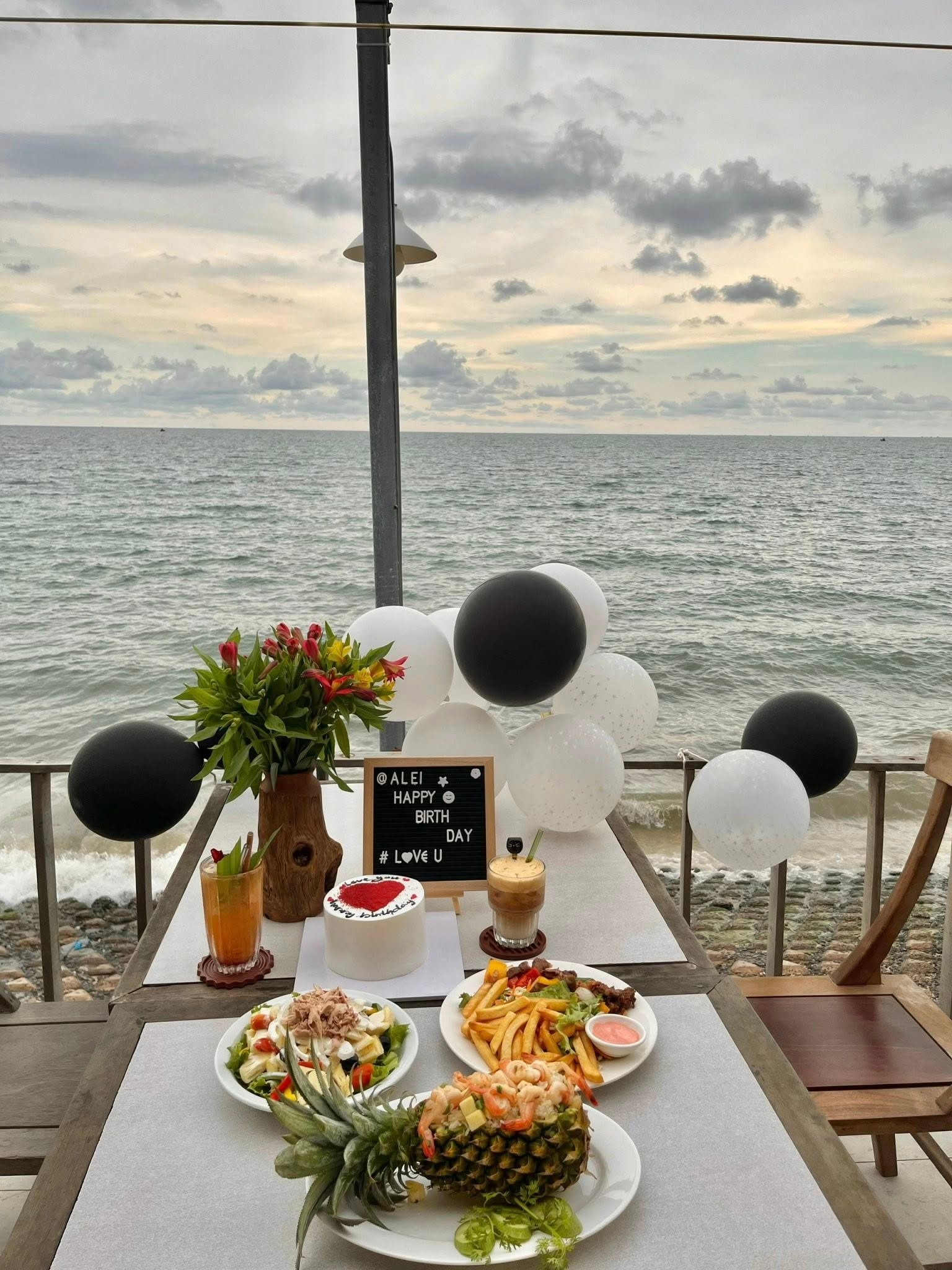 Cafe Sunset on the Beach