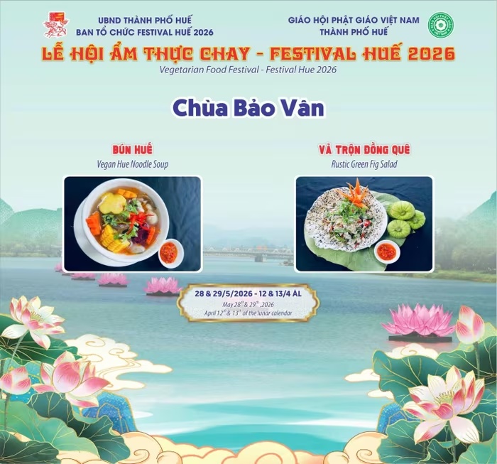 Lễ hội Ẩm thực chay Huế 2026
