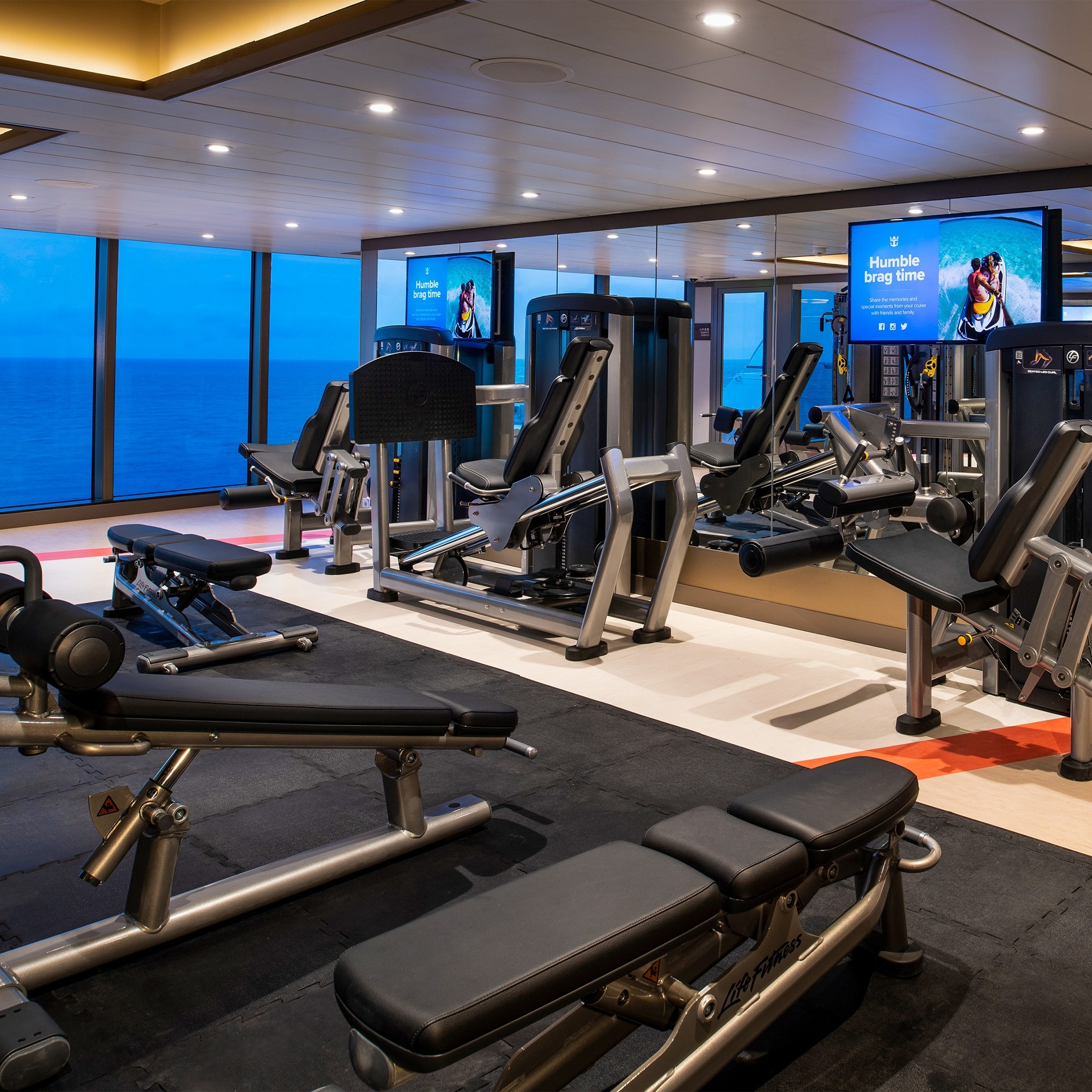 Phòng gym hiện đại