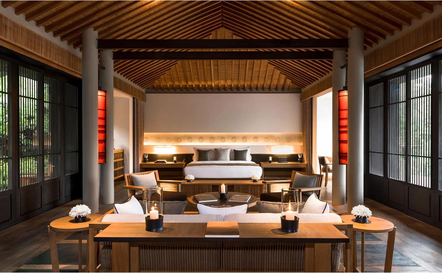 Phòng nghỉ mang phong cách tối giản
