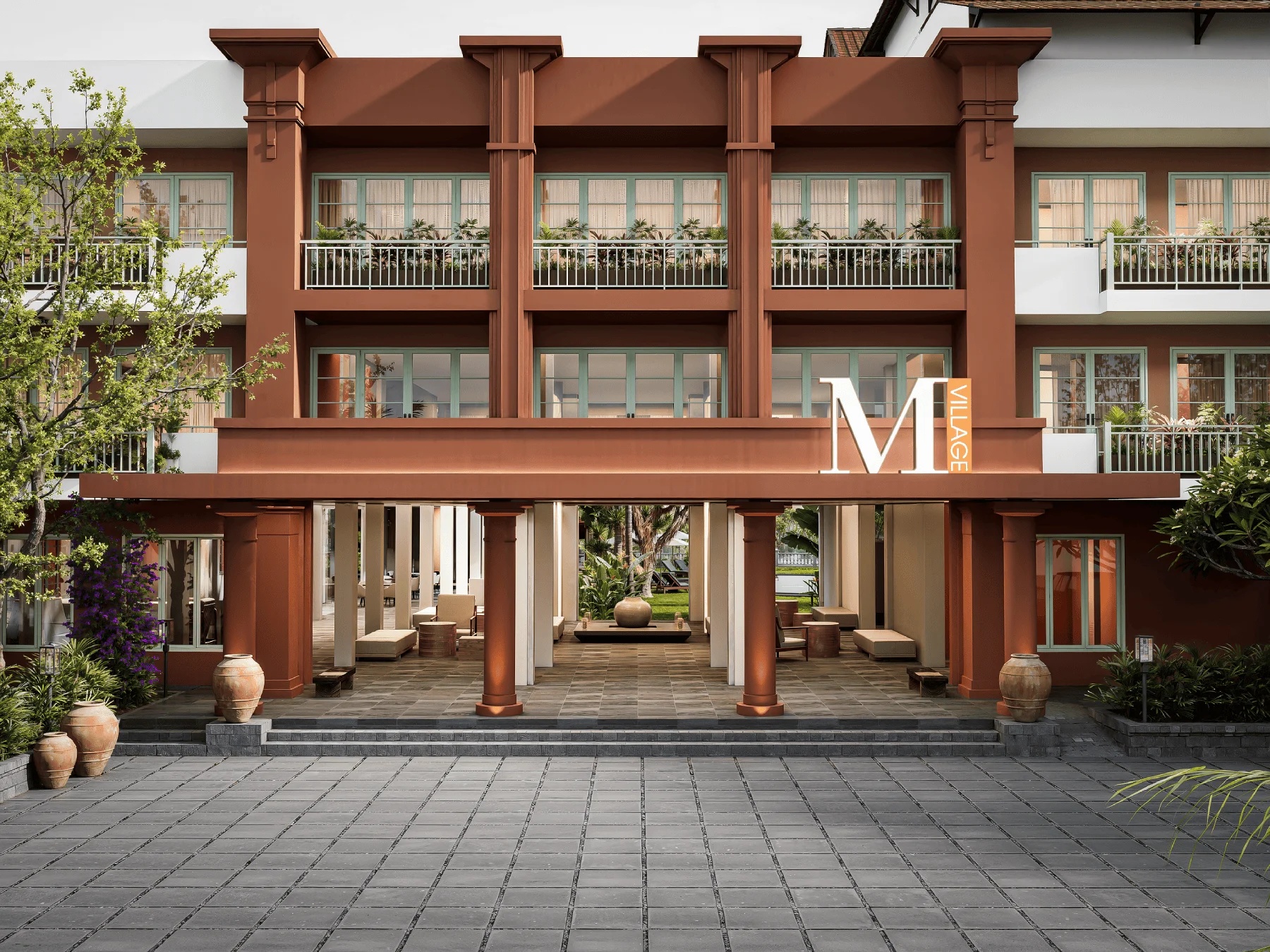 Khu nghỉ là sản phẩm mới của thương hiệu M Village tại Hội An.