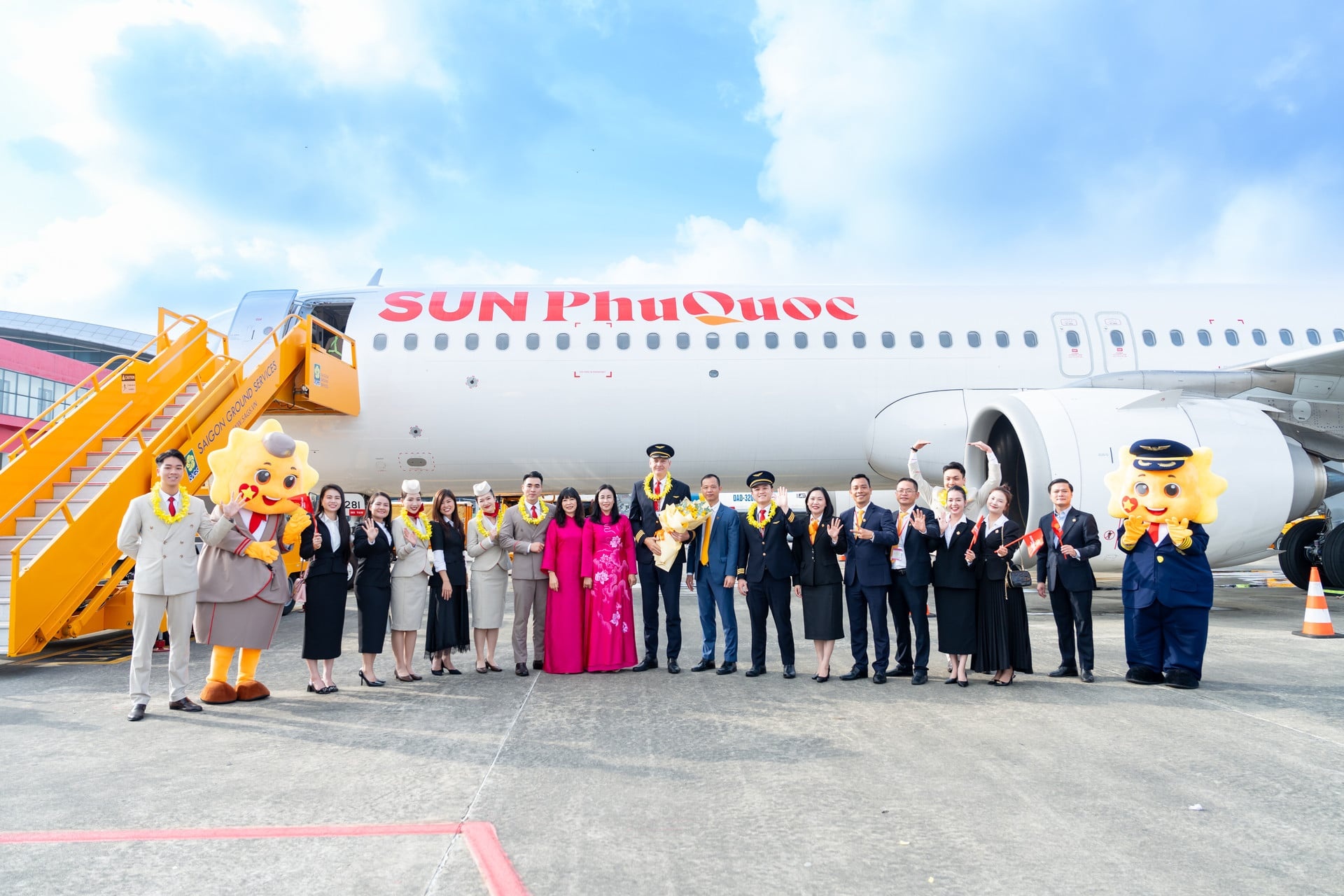 Sun PhuQuoc Airways mở bán 3 đường bay mới