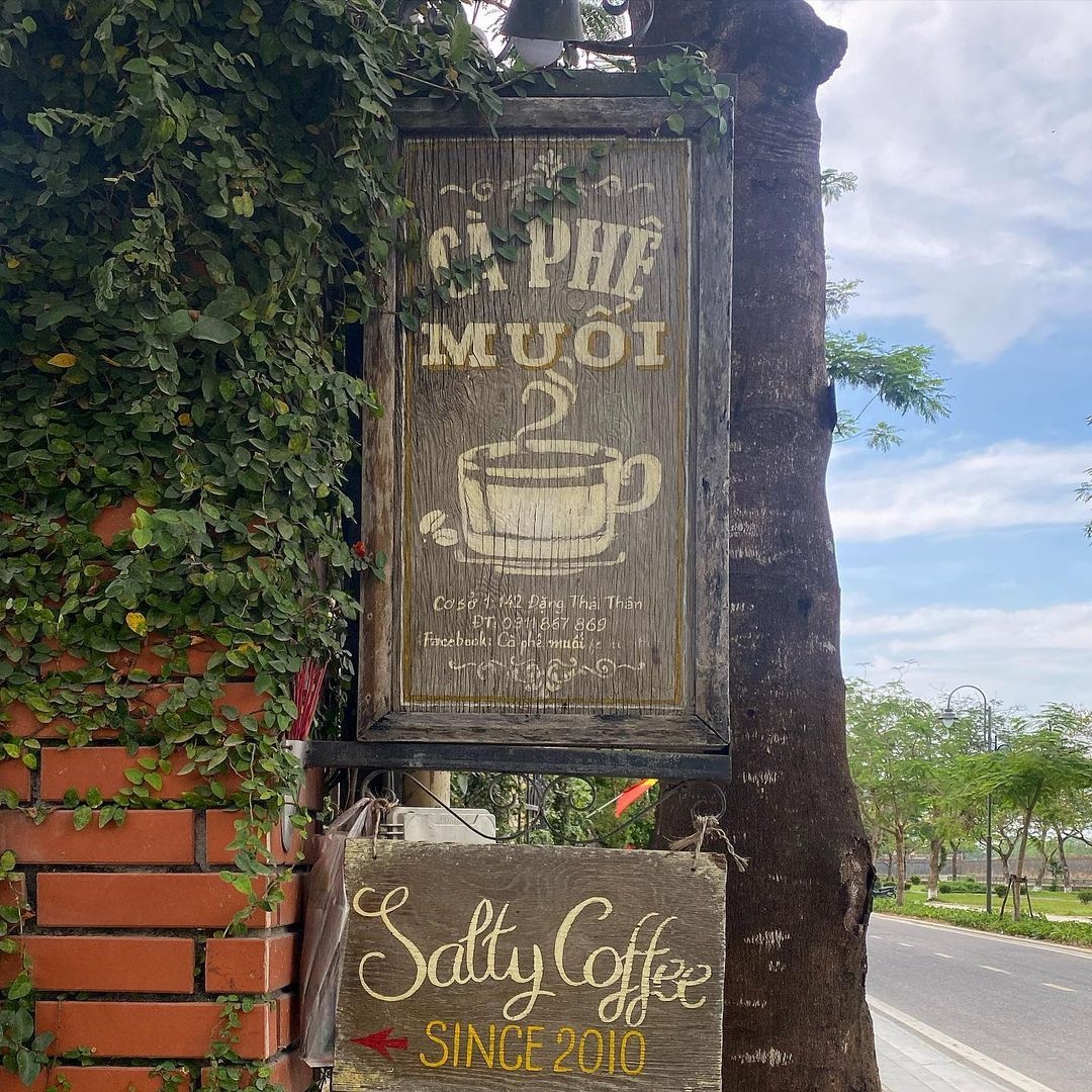 quán cà phê muối ở Huế