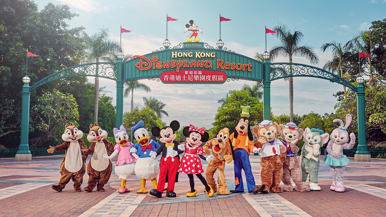 Thế giới cổ tích Disneyland Hong Kong.